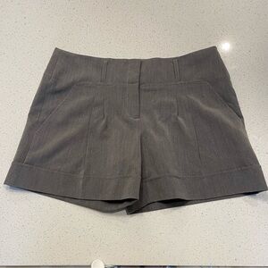 BCBG Grey Trouser Shorts | NWT